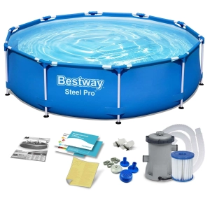 Basen ogrodowy stelażowy, 8w1, Bestway, 305x76 cm