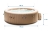 Dmuchane SPA Jacuzzi z hydromasażem, 4 os., Intex, 196x71 cm