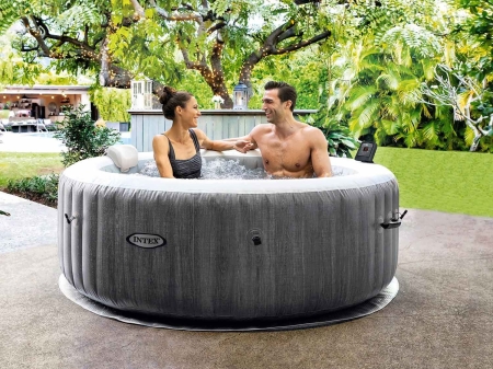 Dmuchane SPA Jacuzzi z hydromasażem, 4 os., Intex, 196x71 cm