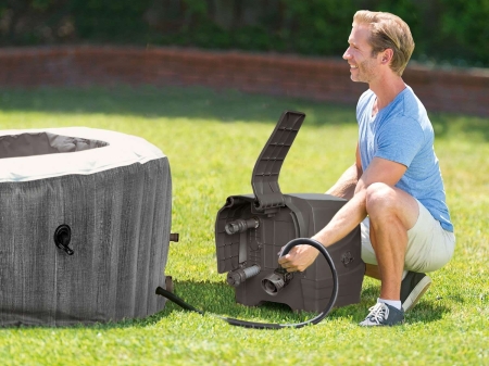 Dmuchane SPA Jacuzzi z hydromasażem, 4 os., Intex, 196x71 cm