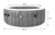 Dmuchane SPA Jacuzzi z hydromasażem, 4 os. + akcesoria, Intex, 196x71 cm
