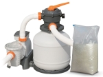 Pompa piaskowa, 8327 l/h + piasek 25kg, Bestway, 58499