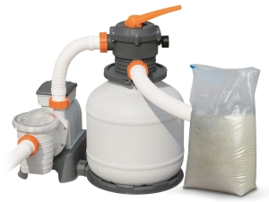 Pompa piaskowa, 8327 l/h + piasek 25kg, Bestway, 58499
