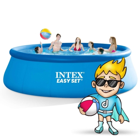 Basen ogrodowy rozporowy, zestaw 18w1, Intex, 457x122 cm