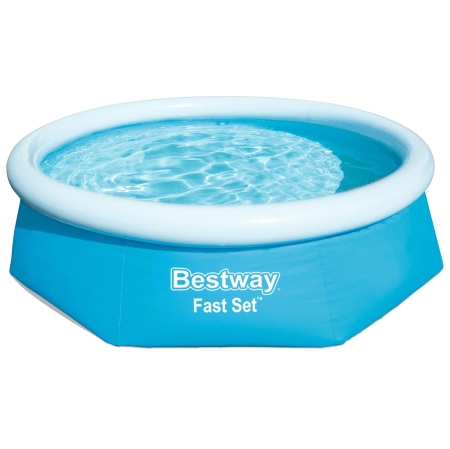 Basen rozporowy stelażowy, zestaw 2w1, Bestway, 244x66 cm