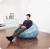 Fotel dmuchany, pufa, Bestway, 112x112x66 cm, niebieski