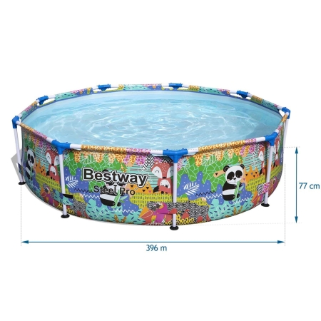 Basen ogrodowy stelażowy, 4w1, Bestway, 274x66 cm