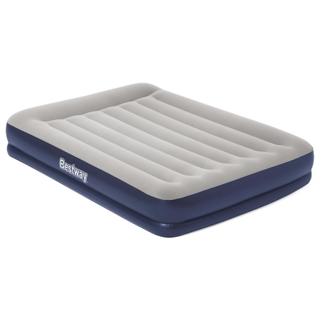 Materac dmuchany, z pompką, dwuosobowy, Bestway 203x152x36 cm