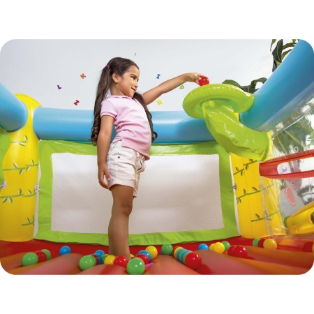 Trampolina dmuchana dla dzieci, Fisher-Price, Bestway, 175x173x114 cm