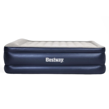Materac dmuchany, dwuosobowy, z pompką, Bestway, 203x152x61 cm