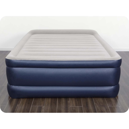 Materac dmuchany, dwuosobowy, z pompką, Bestway, 203x152x61 cm