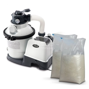 Pompa filtrująca piaskowa, 12000 l/h, Intex, + 50 kg piasku, 26652