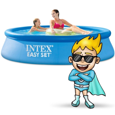 Basen ogrodowy rozporowy, 18w1, Intex, 244x61 cm