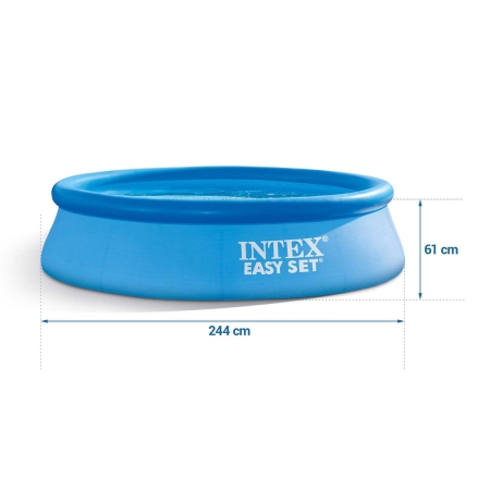 Basen ogrodowy rozporowy, 18w1, Intex, 244x61 cm