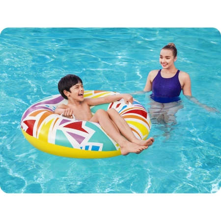 Koło do pływania z uchwytami, Bestway, 107 cm