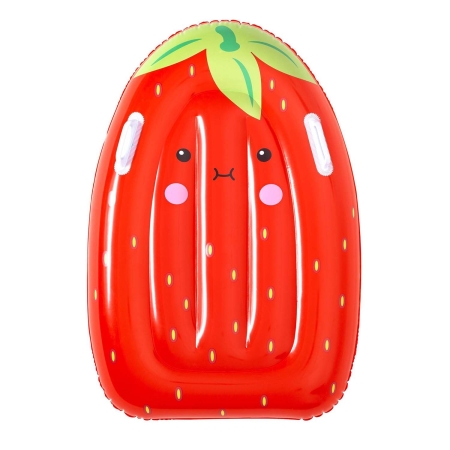 Deska dmuchana do pływania, truskawka, Bestway, 84x56 cm, czerwony