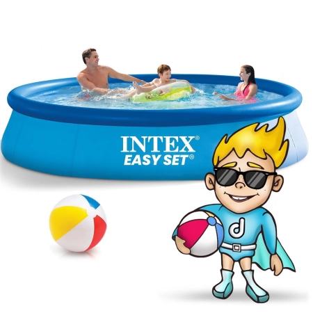 Basen ogrodowy rozporowy, zestaw 16w1, Intex, 305x61 cm