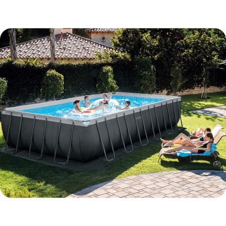 Basen ogrodowy stelażowy, 15w1, Intex, 732x366x132 cm