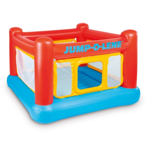 Przejdź do produktu Trampolina dmuchana, zamek, Intex, 174x174x122 cm