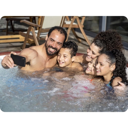 Dmuchane SPA z masażem i podgrzewaczem wody, 7 osobowe, Bestway, 170x66 cm