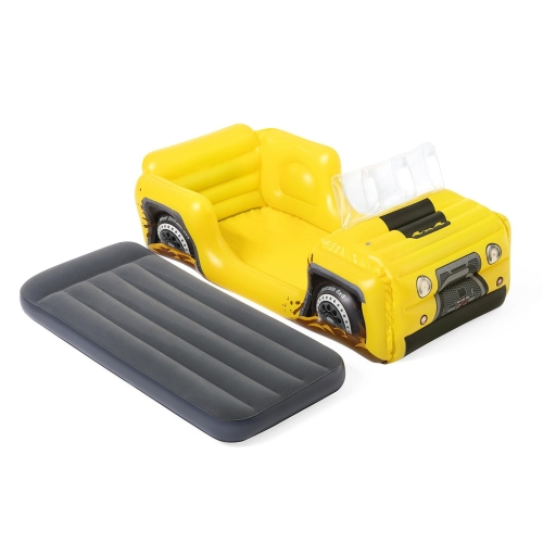 Przejdź do produktu Materac welurowy auto Bestway, 160x84x62 cm