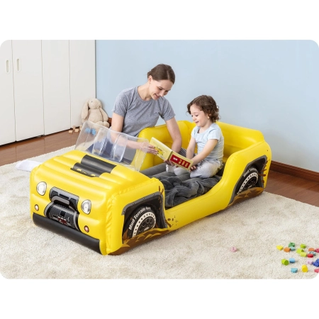 Materac welurowy auto Bestway, 160x84x62 cm