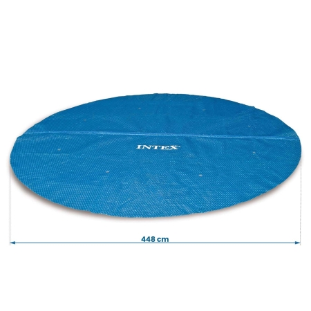 Pokrywa solarna do basenu 457 cm, Intex, niebieski