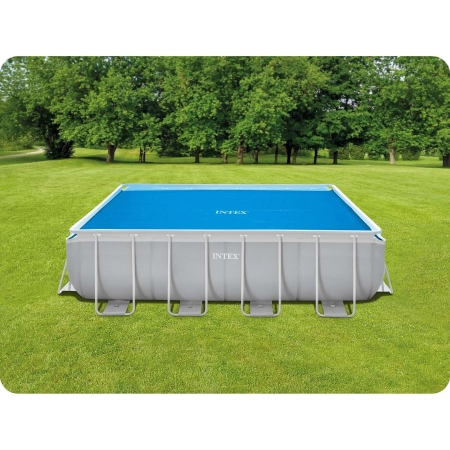 Pokrywa solarna do basenu 488x244 cm, Intex, niebieski
