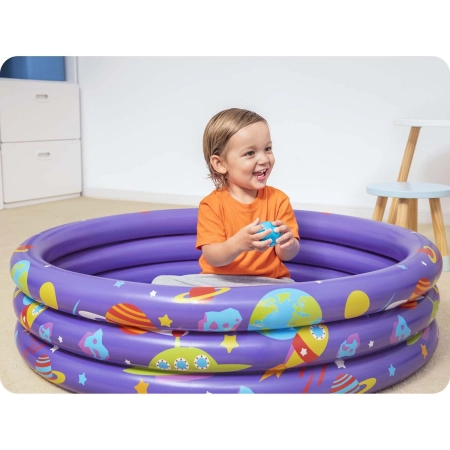 Basenik dmuchany z kulkami dla dzieci, Bestway, 102x25 cm