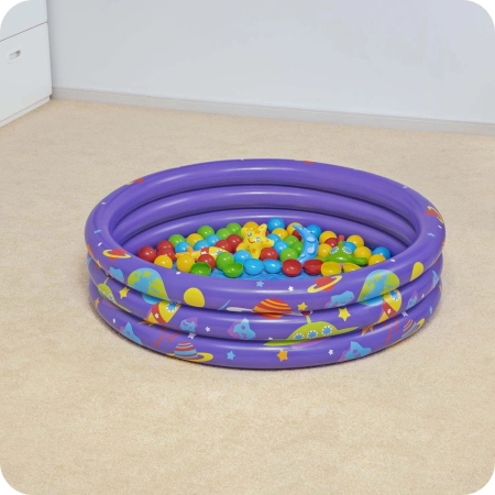 Basenik dmuchany z kulkami dla dzieci, Bestway, 102x25 cm