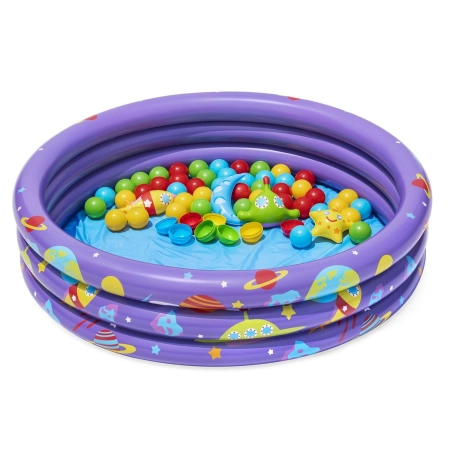 Basenik dmuchany z kulkami dla dzieci, Bestway, 102x25 cm