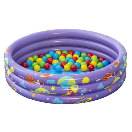 Basenik dmuchany z kulkami dla dzieci, Bestway, 102x25 cm