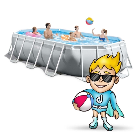 Basen prostokątny, 21w1, Intex, 503x274x122cm + hulajnoga GRATIS