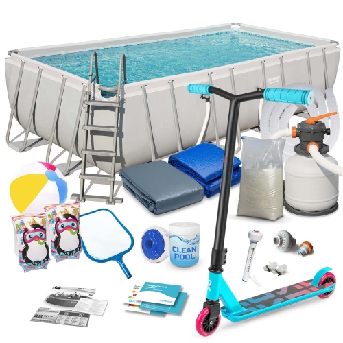 Przejdź do produktu Basen ogrodowy stelażowy, 17w1, Bestway, 549x274x122 cm + hulajnoga GRATIS