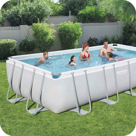 Basen ogrodowy stelażowy, 17w1, Bestway, 549x274x122 cm + hulajnoga GRATIS