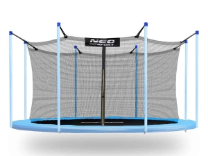 Siatka wewnętrzna do trampoliny 404 cm, 8 słupków, Neo-Sport