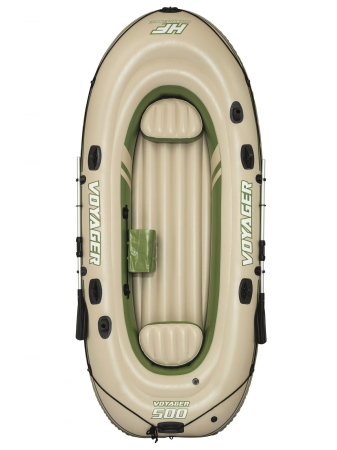 Ponton dmuchany Voyager 500, + wiosła, Bestway, 348x142 cm