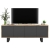 Komoda RTV, loft, NORD, rama, 150x35x53 cm, dąb wotan, grafit, mat