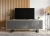 Komoda RTV, loft, NORD, rama, 150x35x53 cm, dąb wotan, grafit, mat