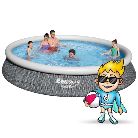 Basen ogrodowy rozporowy, 9w1, Bestway, 457x84 cm