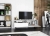 Komoda RTV, półka, loft, SANO, 120x35x46 cm, biel, mat