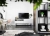 Komoda RTV, półka, loft, SANO, 120x35x46 cm, biel, mat