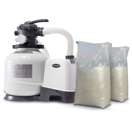 Pompa filtrująca piaskowa, 10500 l/h, Intex, + 50 kg piasku, 26648GS