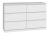 Komoda do sypialni, salonu, M6, 120x30x77cm, biel