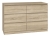Komoda do sypialni, salonu, M6, 120x30x77cm, dąb sonoma