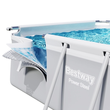 Basen ogrodowy stelażowy, 16w1, Bestway, 282x196x84 cm