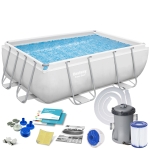 Basen ogrodowy stelażowy, 10w1, Bestway, 282x196x84 cm