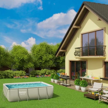 Basen ogrodowy stelażowy, 10w1, Bestway, 282x196x84 cm