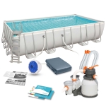 Basen ogrodowy stelażowy, 6w1, Bestway, 640x274x132 cm
