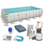 Basen ogrodowy stelażowy, 12w1, Bestway, 640x274x132 cm